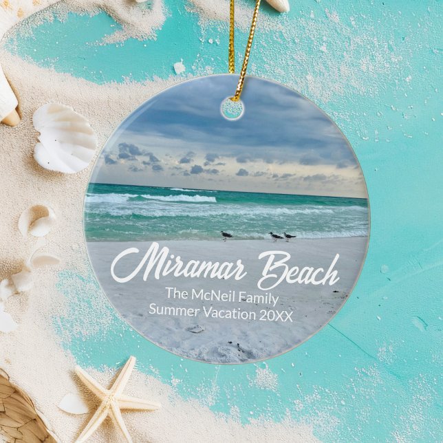 Décoration En Céramique Miramar Beach Floride Belle vacances Noël (Créateur téléchargé)