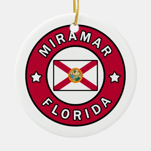 Décoration En Céramique Miramar Floride (Devant)