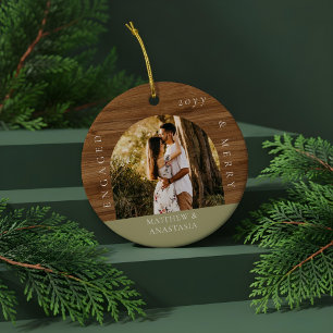 Décoration En Céramique Moderne Minimaliste Fiançailles & Joyeux 2 Photo d