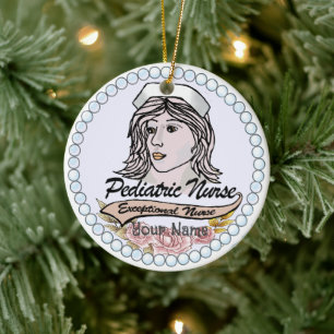 Décoration En Céramique Mon infirmière pédiatrique