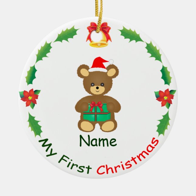 Décoration En Céramique Mon premier Noël (Devant)