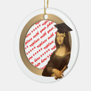 Décoration En Céramique Mona Lisa's Graduation Day Photo Frame
