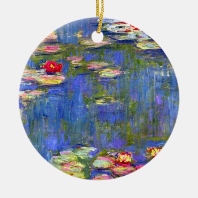 Décoration En Céramique Monet Water Lilies (Devant)