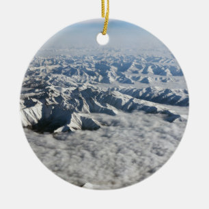 Décoration En Céramique Montagnes de l'Himalaya sous les nuages - Tibet