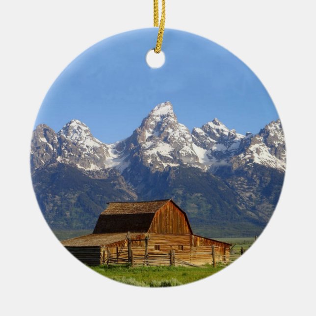 Décoration En Céramique Montagnes grandes de Teton (Devant)