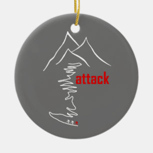 Décoration En Céramique Montée en vélo, Attaque