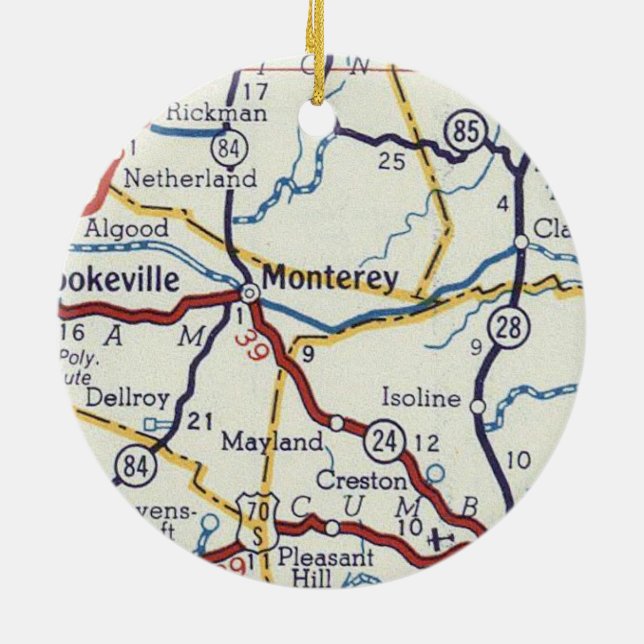 Décoration En Céramique Monterey TN (Dos)