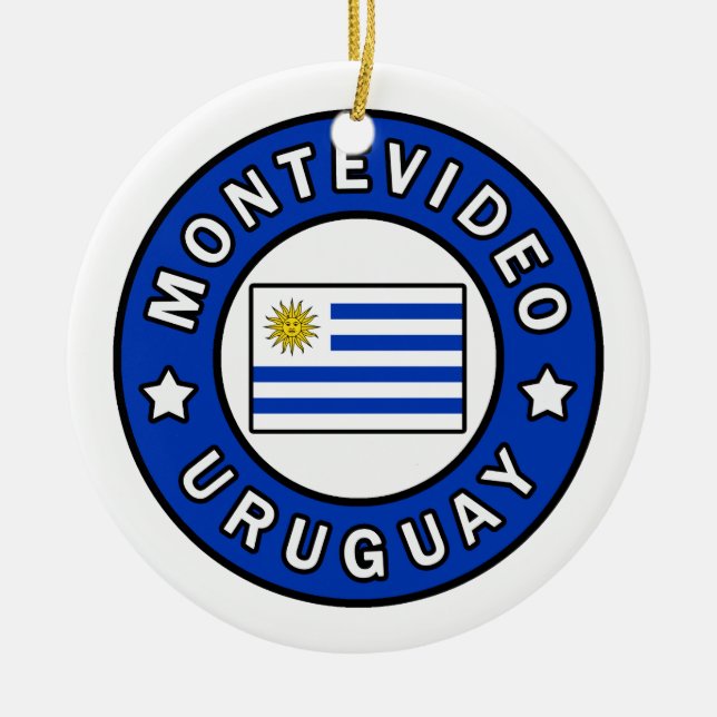 Décoration En Céramique Montevideo Uruguay (Devant)