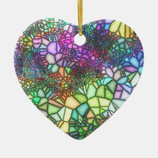 Décoration En Céramique Mosaïque en verre tendu (Devant)