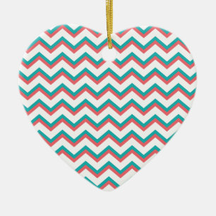 Décoration En Céramique Motif Chevron Sud-Ouest