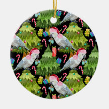 Motif Cockatoo de Noël d'été