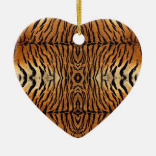 Décoration En Céramique Motif de fourrure de tigre