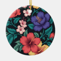 Motif répétitif de fleurs sauvages