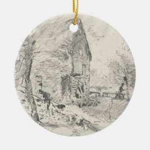 Décoration En Céramique Moulin à eau de John Constable   chez Newbury