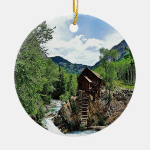 Décoration En Céramique Moulin en cristal le Colorado