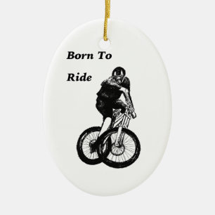 Décoration En Céramique Mountain Biker MTB CYCLIST CYCLIST Cyclo cross