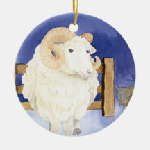Moutons avec la corne boueuse (série de bêtes amic
