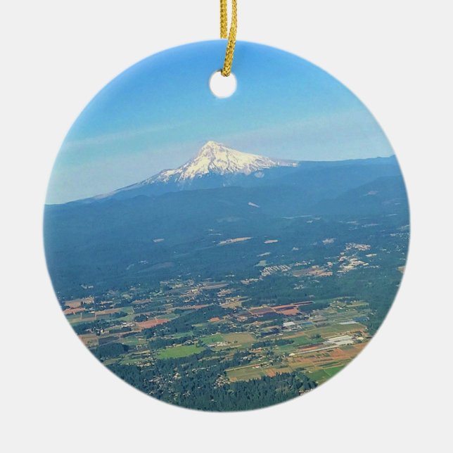 Décoration En Céramique Mt Hood, Oregon (Devant)