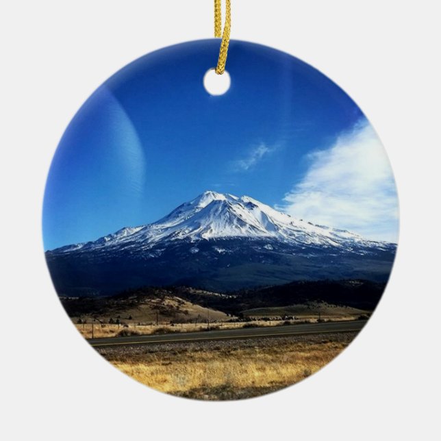 Décoration En Céramique Mt. Shasta, CA (Devant)