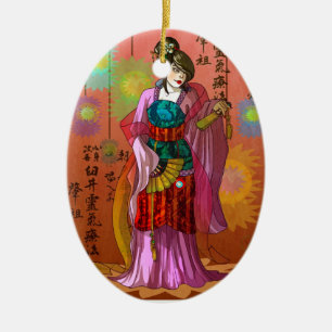 Décoration En Céramique Mulan