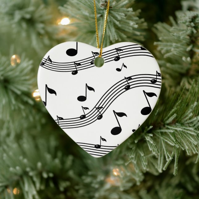 Décoration En Céramique Musique sonorités à motifs (Arbre)