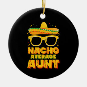 Décoration En Céramique Nacho Moyenne Tante Cinco De Mayo Famille Correspo