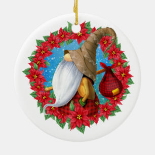 Décoration En Céramique Nain de Noël nordique Photo