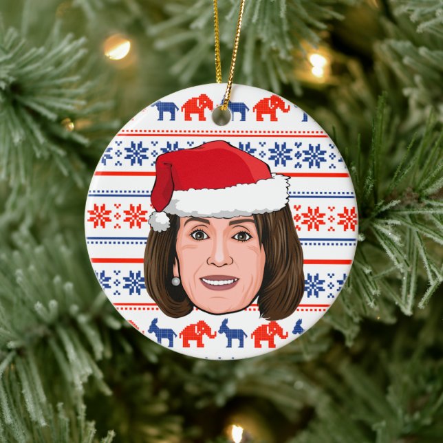 Décoration En Céramique NANCY PELOSI Noël (Arbre)