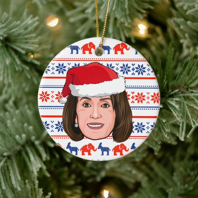 Décoration En Céramique Nancy Pelosi Noël (Arbre)