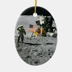 Décoration En Céramique Nasa Apollo 15 Lunar Module Lune Landing 1971