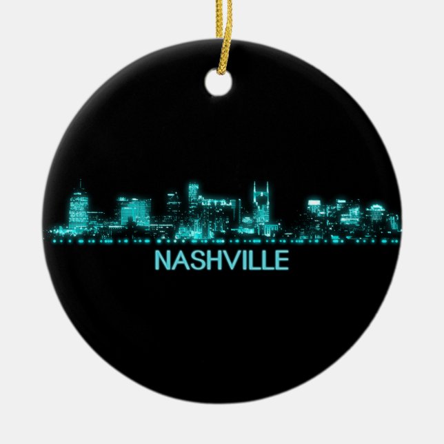 Décoration En Céramique Nashville Skyline (Devant)