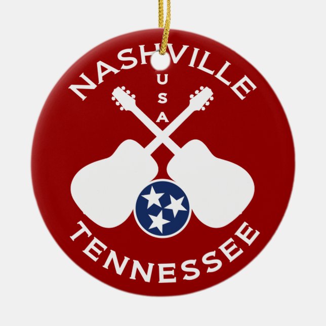 Décoration En Céramique Nashville, Tennessee Etats-Unis (Devant)