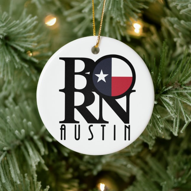Décoration En Céramique NÉ Austin Texas (Arbre)