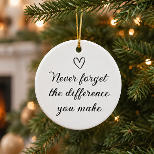 Décoration En Céramique Ne jamais oublier la différence que vous faites Ap