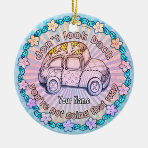 Décoration En Céramique Ne regarde pas en arrière