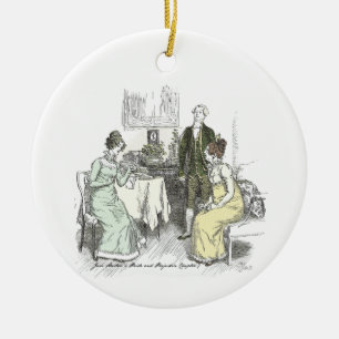 Décoration En Céramique Netherfield Notes Jane Austen Fierté et préjugé