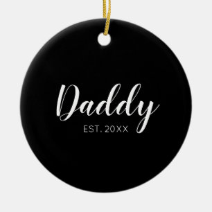 Décoration En Céramique New Daddy Etabli 2022 typographie