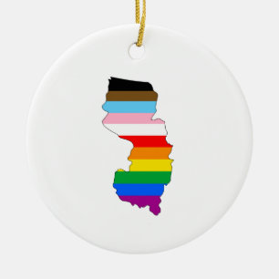 Décoration En Céramique New Jersey Inclusive Pride