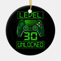 Niveau 30 Déverrouillé Funny Video Gamer 30e anniv