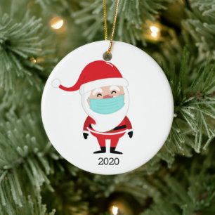 Décoration En Céramique Noël 2020 au Père Noël