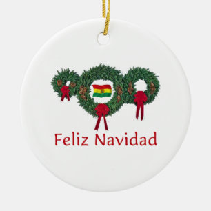 Décoration En Céramique Noël 2 de la Bolivie