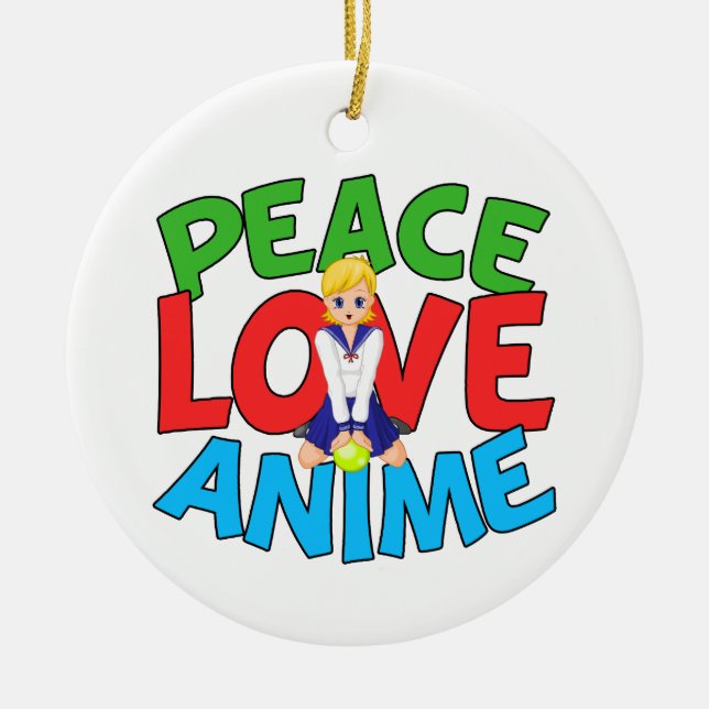 Décoration En Céramique Noël à l'Anime (Devant)
