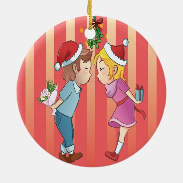 Décoration En Céramique Noël à Mistletoe (Dos)