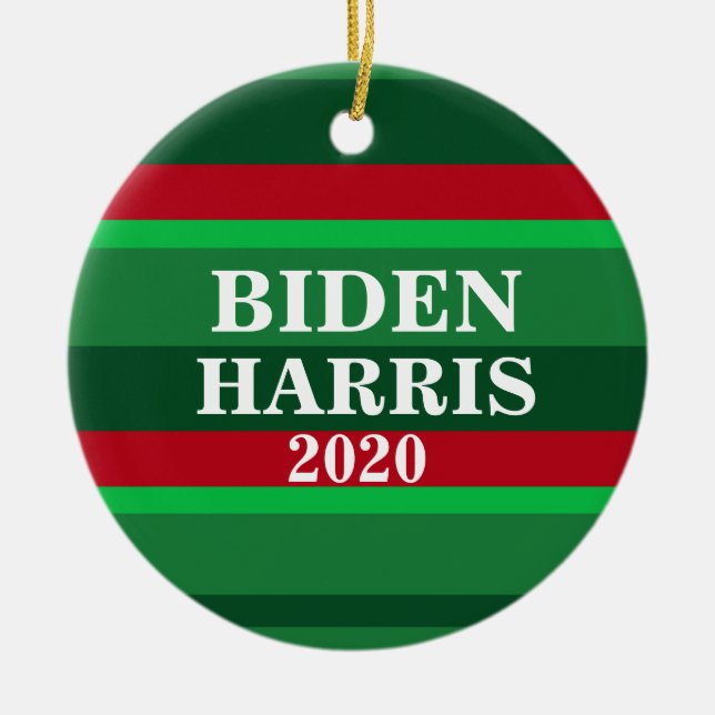 Décoration En Céramique Noël Biden Harris 2020 (Devant)