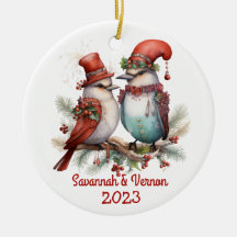 Noël Birds Couple