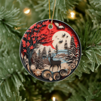 Décoration En Céramique Noël Christian Personnalisé Russe