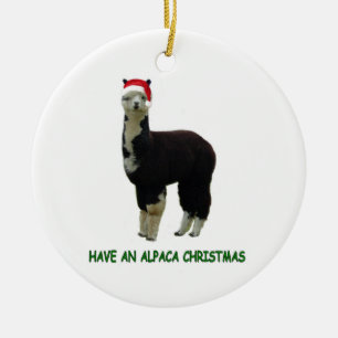 Décoration En Céramique Noël d'Alpaca