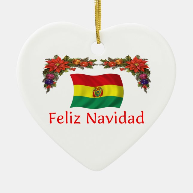 Décoration En Céramique Noël de la Bolivie (Devant)