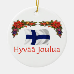Décoration En Céramique Noël de la Finlande