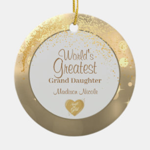 Décoration En Céramique Noël de la plus grande petite fille du monde